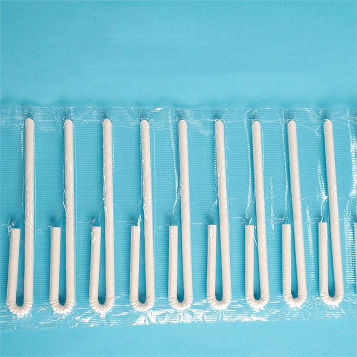 Bendy Paper Straws Wrapped In Plastic